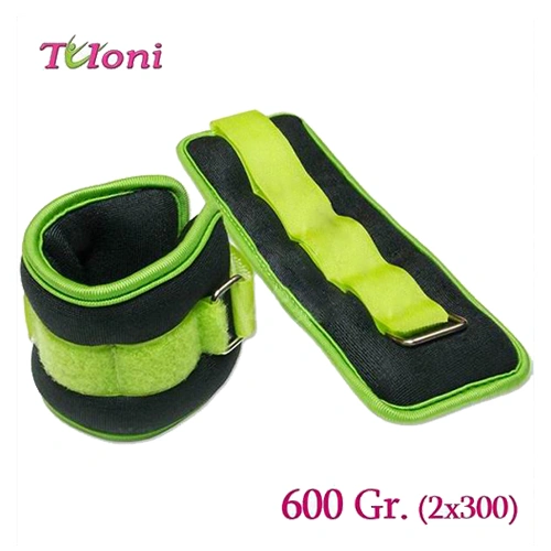 Ankle/wrist weights Tuloni with velcro closure - 300 g (2 pcs - 600 g)