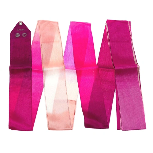 Ribbon Gradation CHACOTT (col. 745 Rose Pink) 6m, Rayon, FIG Approved