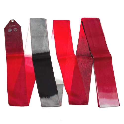 Ribbon Gradation CHACOTT (col. 759 Wine Red) 6m, Rayon, FIG Approved
