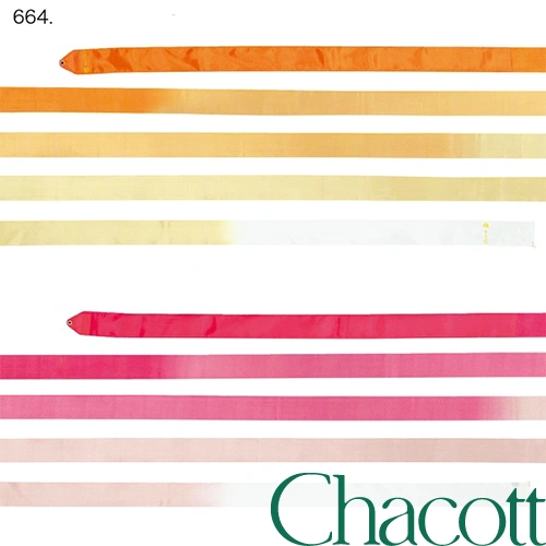 Ribbon Infinity Double CHACOTT (col. 664 Marigold) 5m, Rayon, FIG Approved