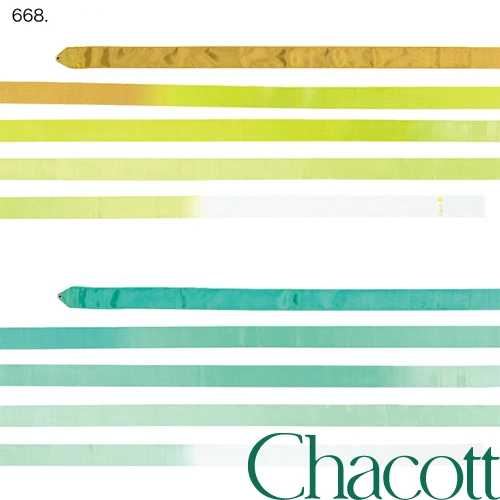 Ribbon Infinity Double CHACOTT (col. 668 Bamboo) 5m, Rayon, FIG Approved