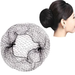 Three invisible hair nets, Black