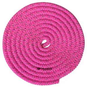 nikasport.eu-pastorelli-rope-metal-00129-7-7 PASTORELLI Šokdynė Metal New Orleans, Fluo Rožinė, su Sidabro Siūlais