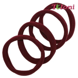 TULONI Hair Elastic bands, 12pcs (Brown)