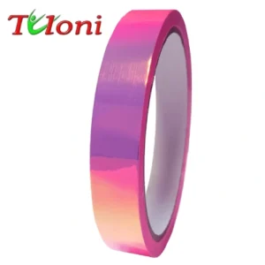 TULONI Holographic Pink-Violet Adhesive Tape