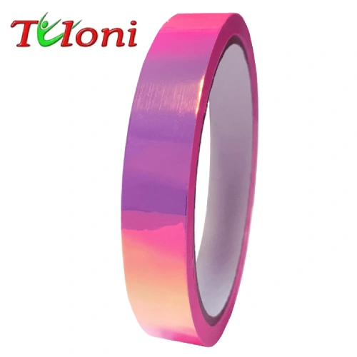 nikasport.eu-tuloni-tape-holographic-t0962-4 TULONI Holographic Lipni Juosta, Rožinė-Violetinė