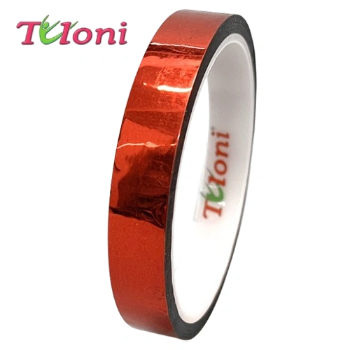 nikasport.eu-tuloni-tape-metal-t1225-4 TULONI Metalizuota Lipni Juosta, Raudona