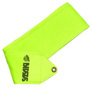 Лента SASAKI M-722 KEY (Флуо желтая) 6м, вискоза, FIG Approved