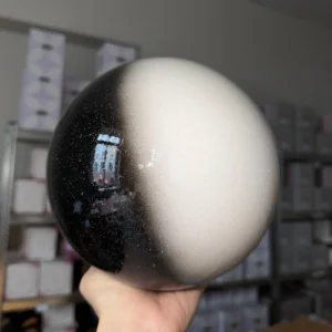 YIJOY Pall Double (Must-Valge) 18,5cm, FIG Approved