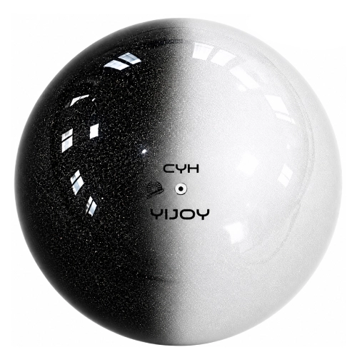 Мяч YIJOY Double (Черно-Белый) 18,5см, FIG Approved